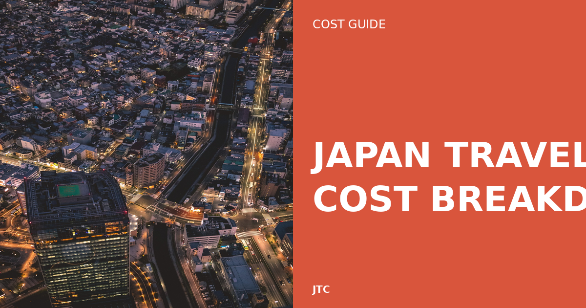 Japan Travel Cost Breakdown 2026